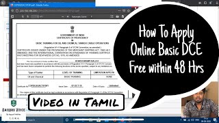 How to apply for basic dangerous cargo DC endorsement online  Free  Oil Chemical amp Gas Basic DC [upl. by Ainahtan330]