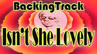 【Isnt She Lovely】Backing TrackStevie Style wScore [upl. by Zola]