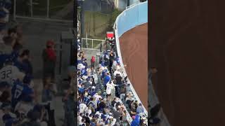 The fan who caught Gleyber Torres ball was escorted out 😬mlb baseball shortsviral worldseries [upl. by Catherina]