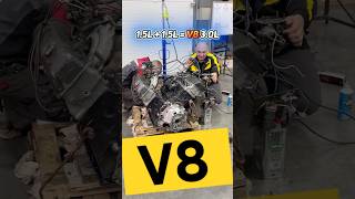 V8 из двух 15L моторов  КАК ЗВУЧИТ [upl. by Elamef]