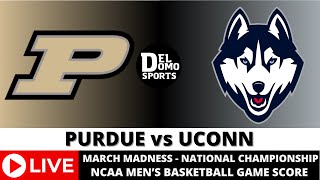 PURDUE VS CONNECTICUT LIVE 🏀 NCAAM Basketball National Championship 🏆 APR 8 2024 [upl. by Ennasirk]