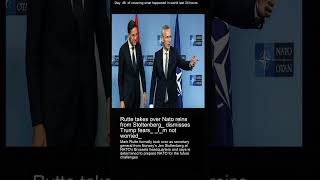 Rutte takes over Nato reins from Stoltenberg dismisses Trump fears Im not worried [upl. by Sclar393]