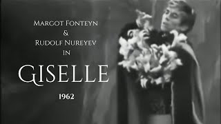 Rudolf Nureyev amp Margot Fonteyn Pas de Deux in GISELLE ballet Act 2 1962 [upl. by Snell]