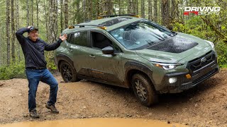 Subaru Crosstrek Wilderness OffRoad Trail Review feat Falken AT4Ws [upl. by Snej]