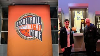 Reed and Jeff Sheppard tour Basketball Hall of Fame [upl. by Repohtsirhc]