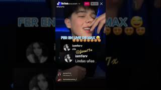 Iamferv en el live de Max 🤭iamferv live maxvalenzuela shorts [upl. by Martijn]