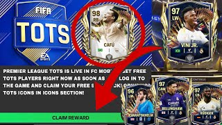 TOTS VINI JR LA LIGA TOTS IN FC MOBILE 24 GET FREE TEAM OF THE SEASON PLAYERS EASILY [upl. by Levin]