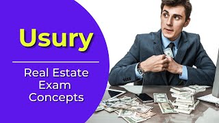 Usury What is it Real estate license exam questions [upl. by Adiana]