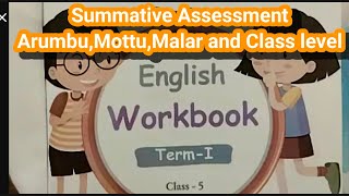 5th standard English summative assessment term 1 WORKBOOK ANSWERS SA 2024  25 [upl. by Atal]