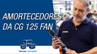 Como trocar os amortecedores da Honda CG 125 Fan [upl. by Martinsen]