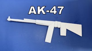 Wapens Vouwen Makkelijk  Hoe maak je een Paper Gun Kalashnikov AK47 GTA 6  Pistool Vouwen [upl. by Ardnued663]