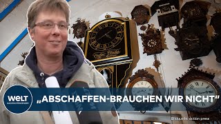 UHRUMSTELLUNG AUF WINTERZEIT Wer hat an der Uhr gedreht Braut es das noch Ihre Stimme [upl. by Liryc984]