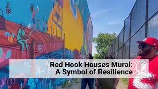 NEWS12 BROOKLYN Red Hook Houses Mural Displays Communitys Resilience [upl. by Platon]