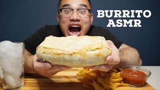 GIANT BURRITO ASMR EATING SOUNDS [upl. by Yelnet]