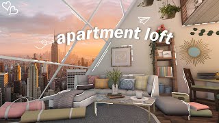 Bloxburg Apartment Loft  Speedbuild No Transform Gamepass [upl. by Modie]