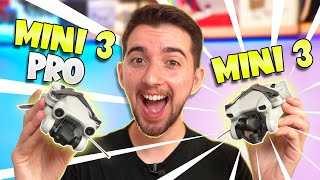 DJI MINI 3 ou MINI 3 PRO Qual o MELHOR MINI DRONE para VOCÊ [upl. by Lachlan]