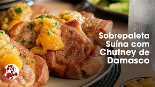 Sobrepaleta suína com chutney de damasco [upl. by Cyndi134]