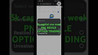 5k capital option trading PNL REVILE [upl. by Aztilem20]