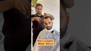 I tried Faded Haircut 💇‍♂️ amp Perfect Beard haircut beardcare mensgrooming ashortaday trending [upl. by Senhauser]