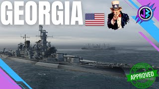 GEORGIA  Veloce potente versatile cosa vuoi di più  TOP SHIP  World of Warships [upl. by Nahsad957]