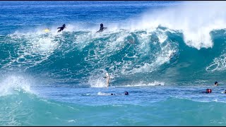 Bodyboarding Pipeine  11224  North Shore Oahu Hawaii  Bodyboarders and Body Surfers [upl. by Assille959]