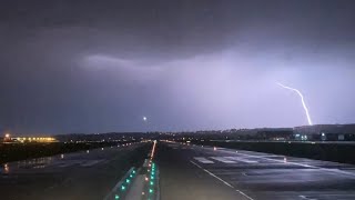 Thunderstrom Departure  CB Cumulonimbus  Lightning Activity shorts [upl. by Daffi]