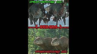 Edmontosaurus VS Tyrannosaurus [upl. by Hnacogn]