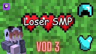 Twitch VOD Loser SMP Stream 3  wPeople [upl. by Setsero]