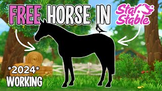 HOW TO GET A FREE HORSE IN STAR STABLE 2024 WORKING [upl. by Deroo]