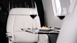 Inside the Cessna Citation Longitude Private Jet  NetJets [upl. by Ott]