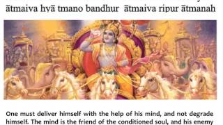 Bhagavad Gita Chapter 6  Verse 5 [upl. by Lamaj539]