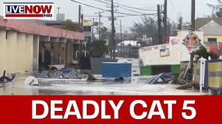 Category 5 Hurricane Beryl tracks across Caribbean one dead at least  LiveNOW from FOX [upl. by Ethbun]