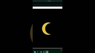 crescent moon 🌙  Python Desigm Turtle python graphics pythonturtle coding pythontutorial ai [upl. by Htenek]