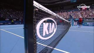 Bouchard Vs Li Na Final Australian Open 2014 1 SetFirst Set 720 HD [upl. by Nananne]