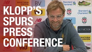 Jürgen Klopps press conference ahead of Spurs Wembley clash  Mane update Salah and more [upl. by Sparkie]