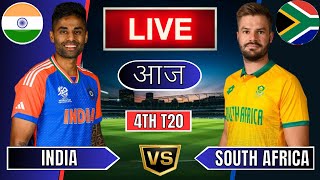 India vs South Africa 4th T20  Live Cricket Match Today  IND vs SA Live Match Today  IND Batting [upl. by Owades672]