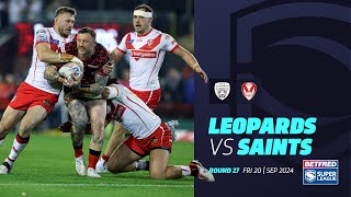 Highlights  Leigh Leopards v St Helens  2024 Betfred Super League Round 27 [upl. by Audy]