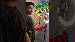 Finally Ring Light Tripod le liya😍 Wo v bassRs minivlog trendingminivlogs [upl. by Jesus]