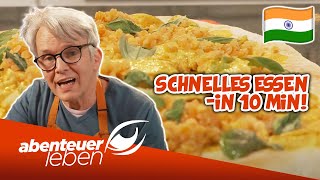 INDISCHER Flammkuchen in NUR 10 Minuten  mit Koch Sebastian  Abenteuer Leben  Kabel Eins [upl. by Reiche]