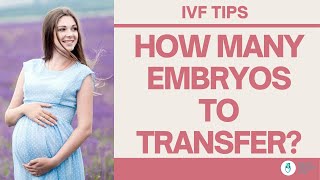 Embryo Transfer Deciding how many embryos to transfer  Increase your chances of success  IVF [upl. by Yeslrahc918]