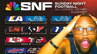 ITS HERE NFL Football Schedule Reaction [upl. by Ahseele]