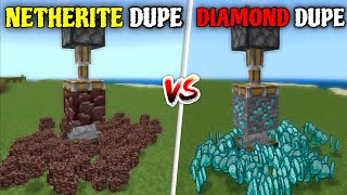 2 BEST Diamond And Netherite Duper for Minecraft 120 Bedrock amp Pocket Edition  Easy Diamond Farm [upl. by Seroled]