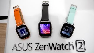 Asus Zenwatch 2 Hands On  Pocketnow [upl. by Eiramacissej]