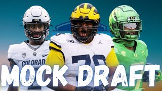 Walter Football TWO ROUND 2025 NFL Mock Draft  Mock the Mock [upl. by Kciremed570]