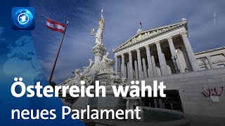 Österreich wählt neues Parlament [upl. by Alomeda]