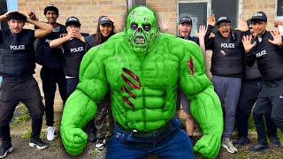 Zombie Hulk VS Cops  Hide and Seek [upl. by Asinet]