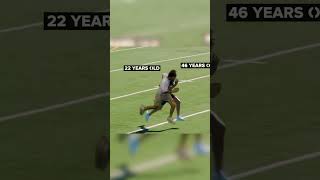 NFL LEGEND TOM BRADY BEATS HIS OLD COMBINE RUN  STRATS [upl. by Brynn]