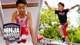 How GYMNASTS Turned Into NINJAS  American Ninja Warrior Junior  Universal Kids [upl. by Mohn617]