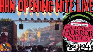 OPENING Nite LIVE Stream HHN Halloween Horror Nights Hollywood Universal Studios 2024 [upl. by Voltmer]