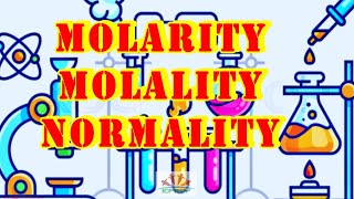 Molarity  Molality and Normality in Tamil  CBSE  ISC  STATE  தமிழில் [upl. by Macpherson80]